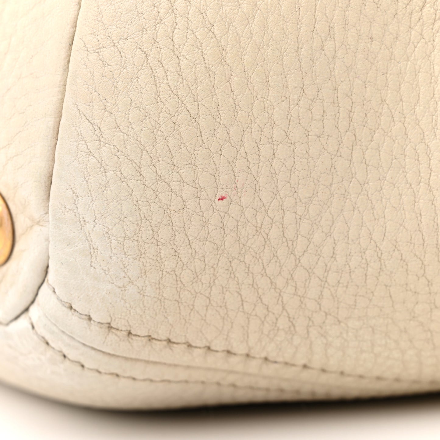 Vitello Daino Side Pocket Tote Talco