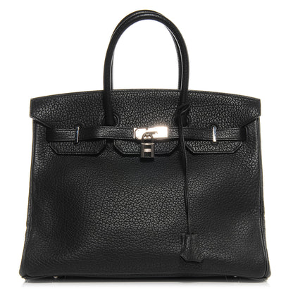 Hermes Fjord Birkin 35 Black 1 of 9