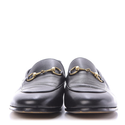 Gucci Lambskin Womens Brixton Horsebit Loafers 37 Black 2 of 11
