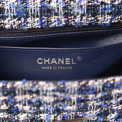 Chanel Tweed Quilted 2.55 Reissue Mini Flap Blue 6 of 10