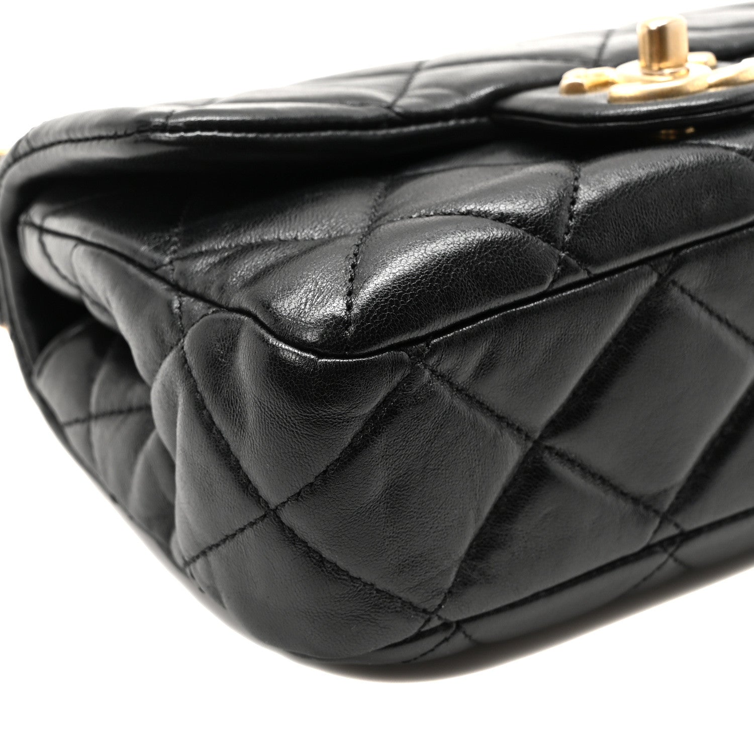 Chanel Lambskin Quilted Small Fancy Jewel Flap Black 9 of 10