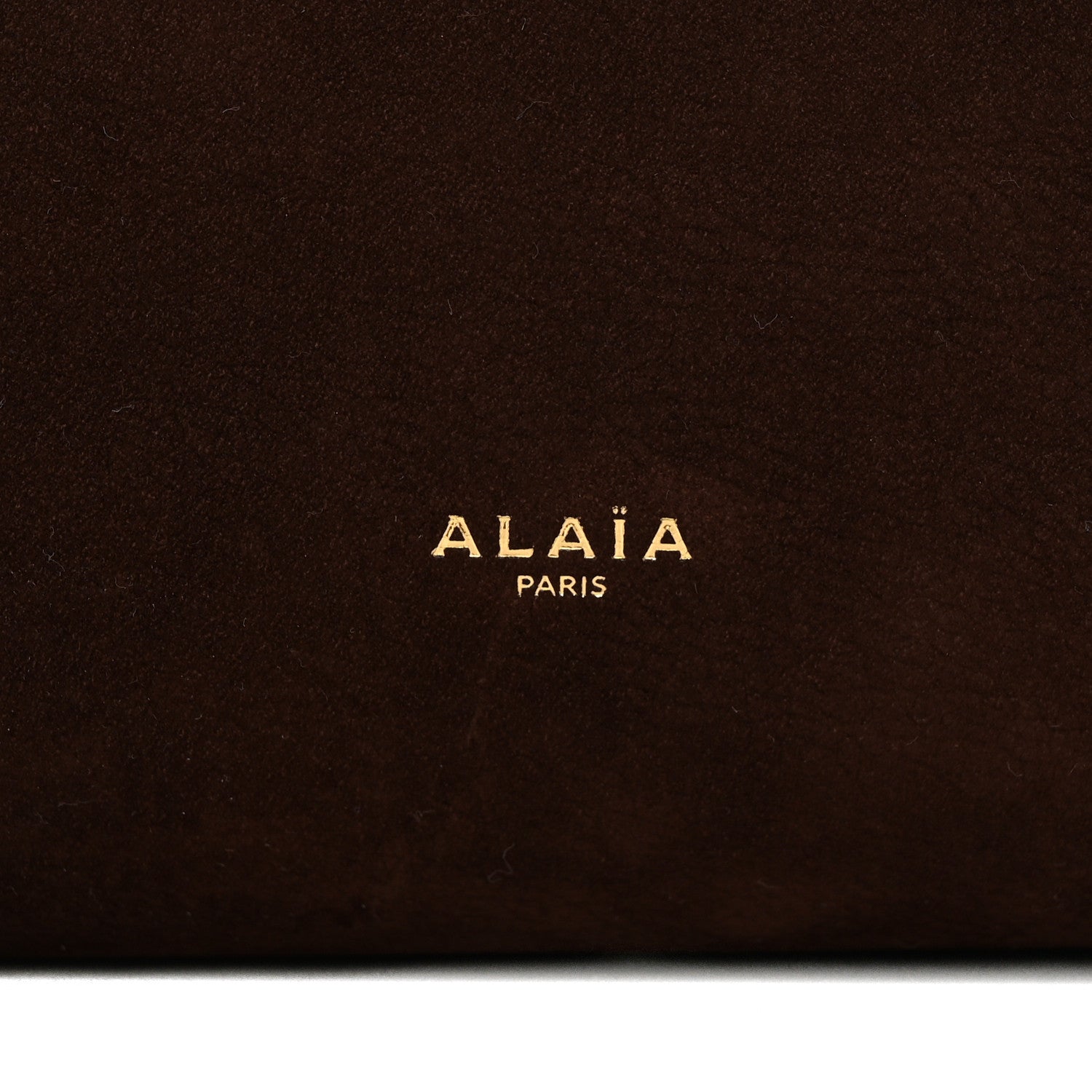 Alaia Nubuck Large Le Click East West Bag Brun Fonce 7 of 10