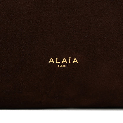 Alaia Nubuck Large Le Click East West Bag Brun Fonce 7 of 10