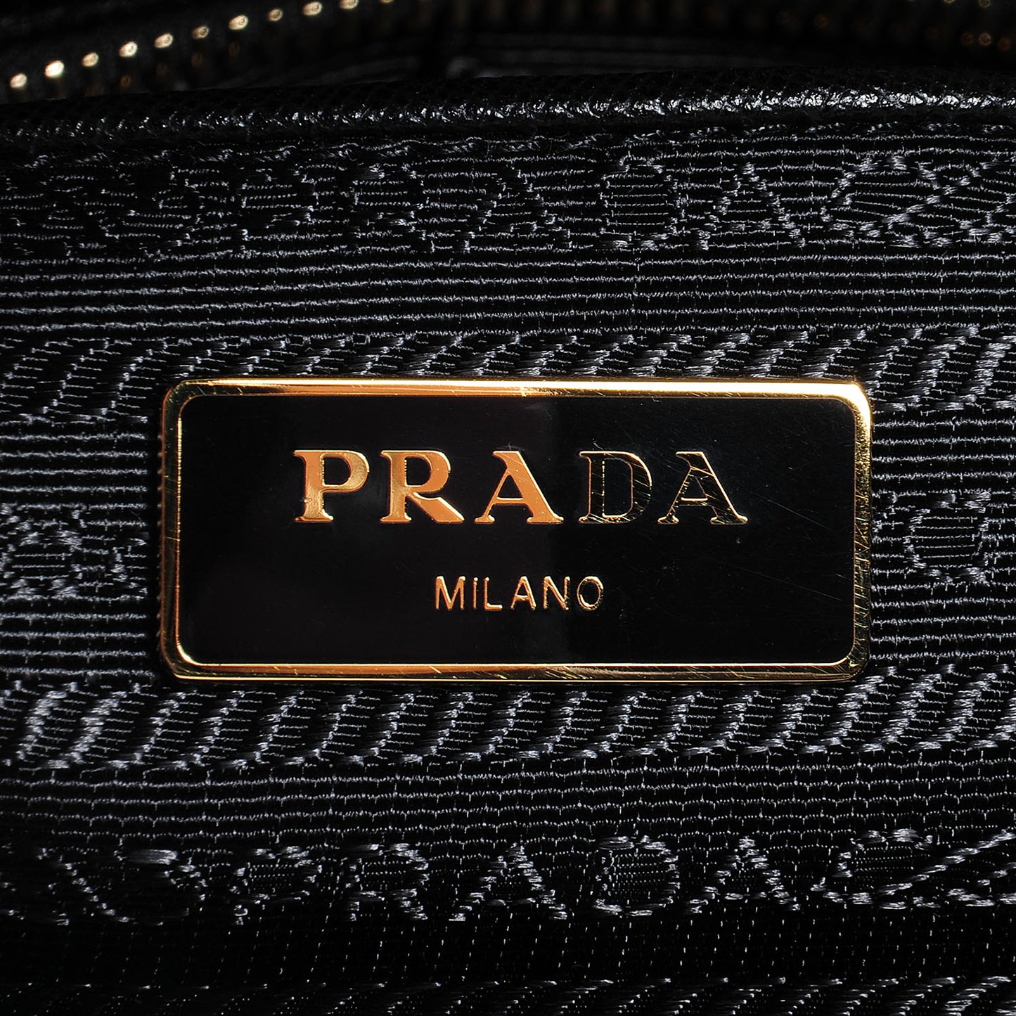 Saffiano Tessuto Nylon Tote Nero Black