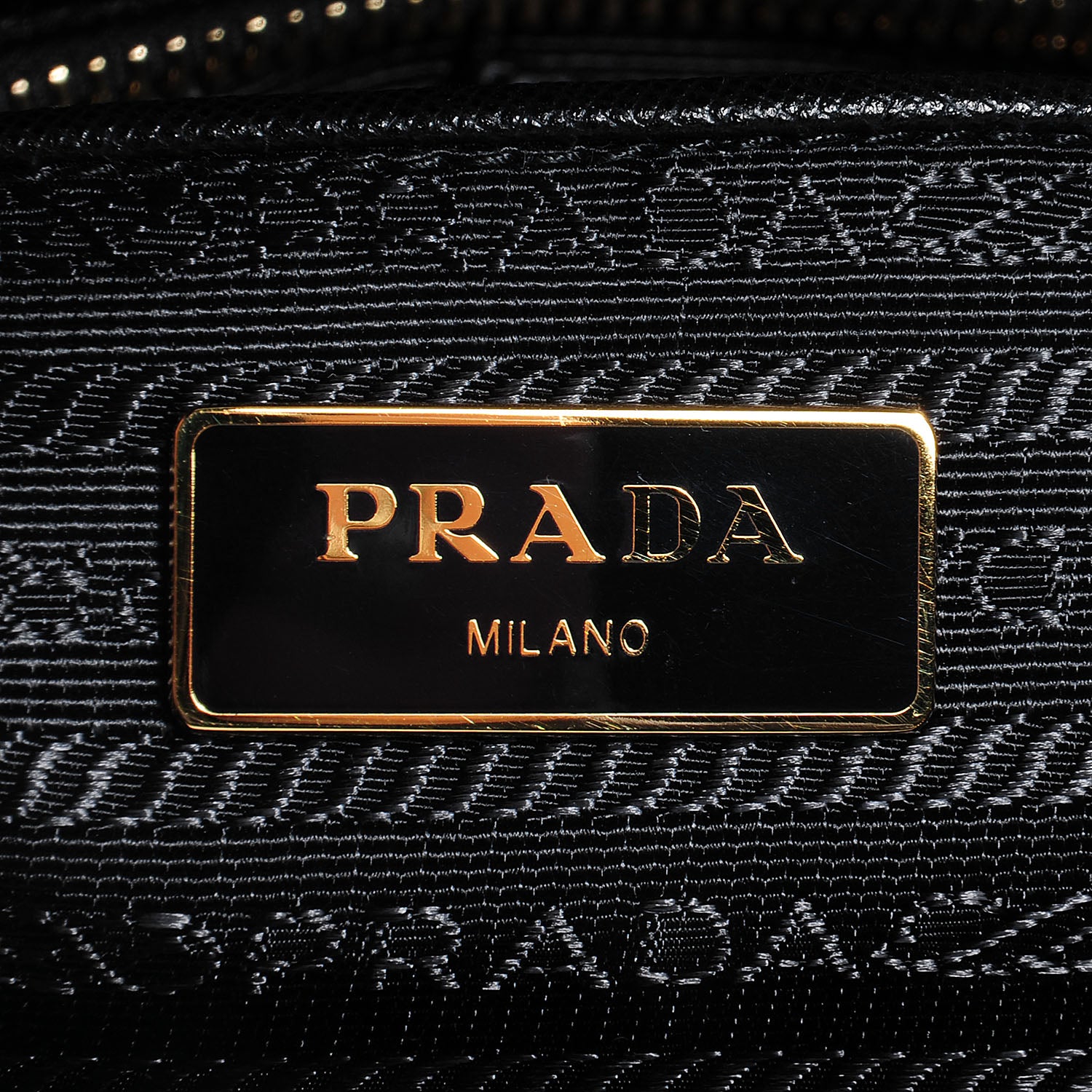 Prada Saffiano Tessuto Nylon Tote Nero Black 7 of 9