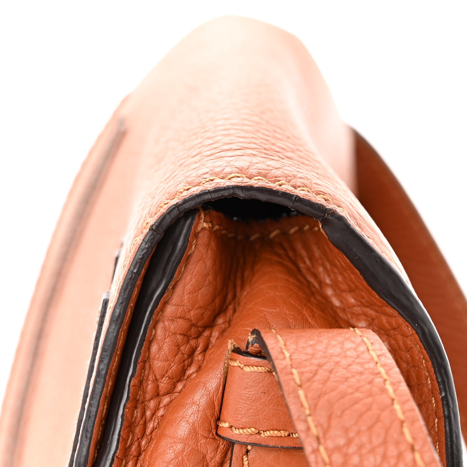 Chloe Grained Calfskin Small Marcie Saddle Bag Tan 11 of 11