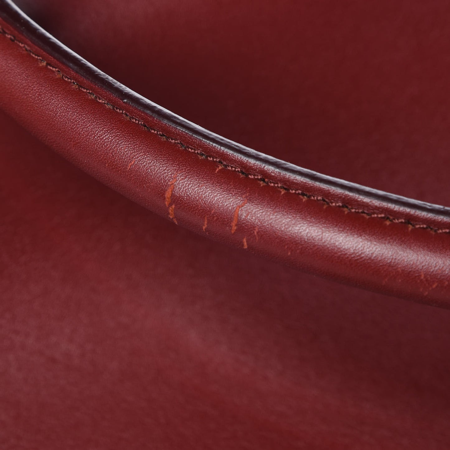 Calfskin Suede Medium Tri-Color Trapeze Taupe