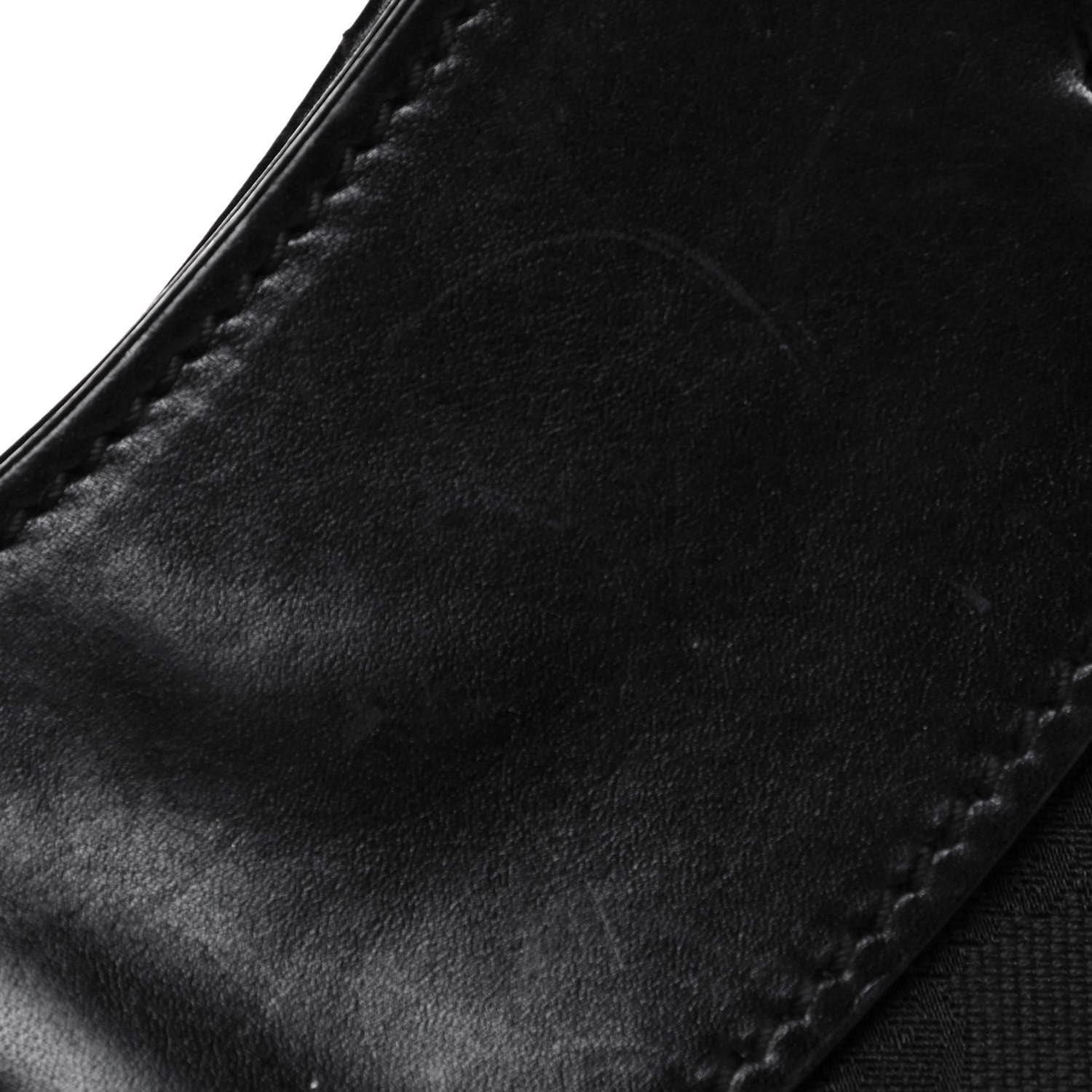 Gucci Denim Monogram Half Moon Hobo Black 10 of 16