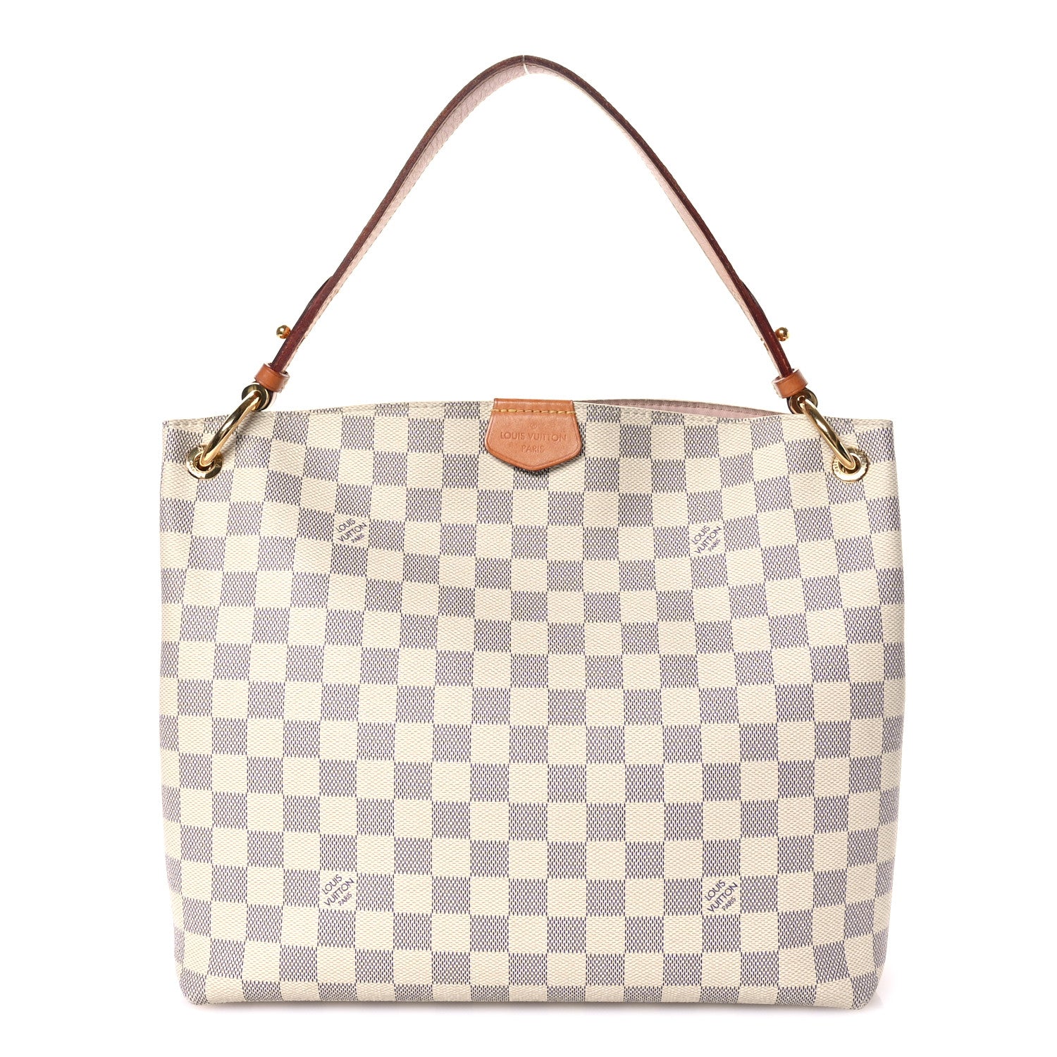 Louis Vuitton Damier Azur Graceful PM Rose Ballerine 1 of 12