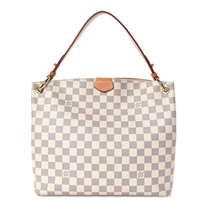 Louis Vuitton Damier Azur Graceful PM Rose Ballerine 1 of 12