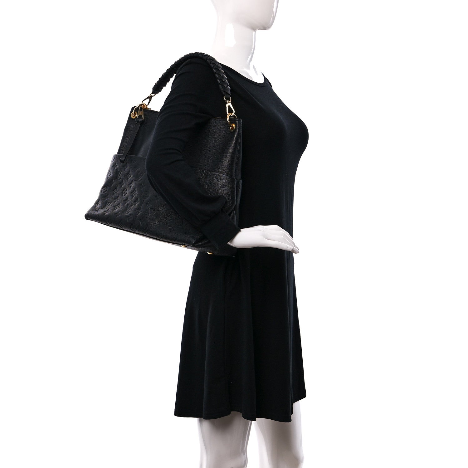 Louis Vuitton Empreinte Maida Hobo Black 2 of 13