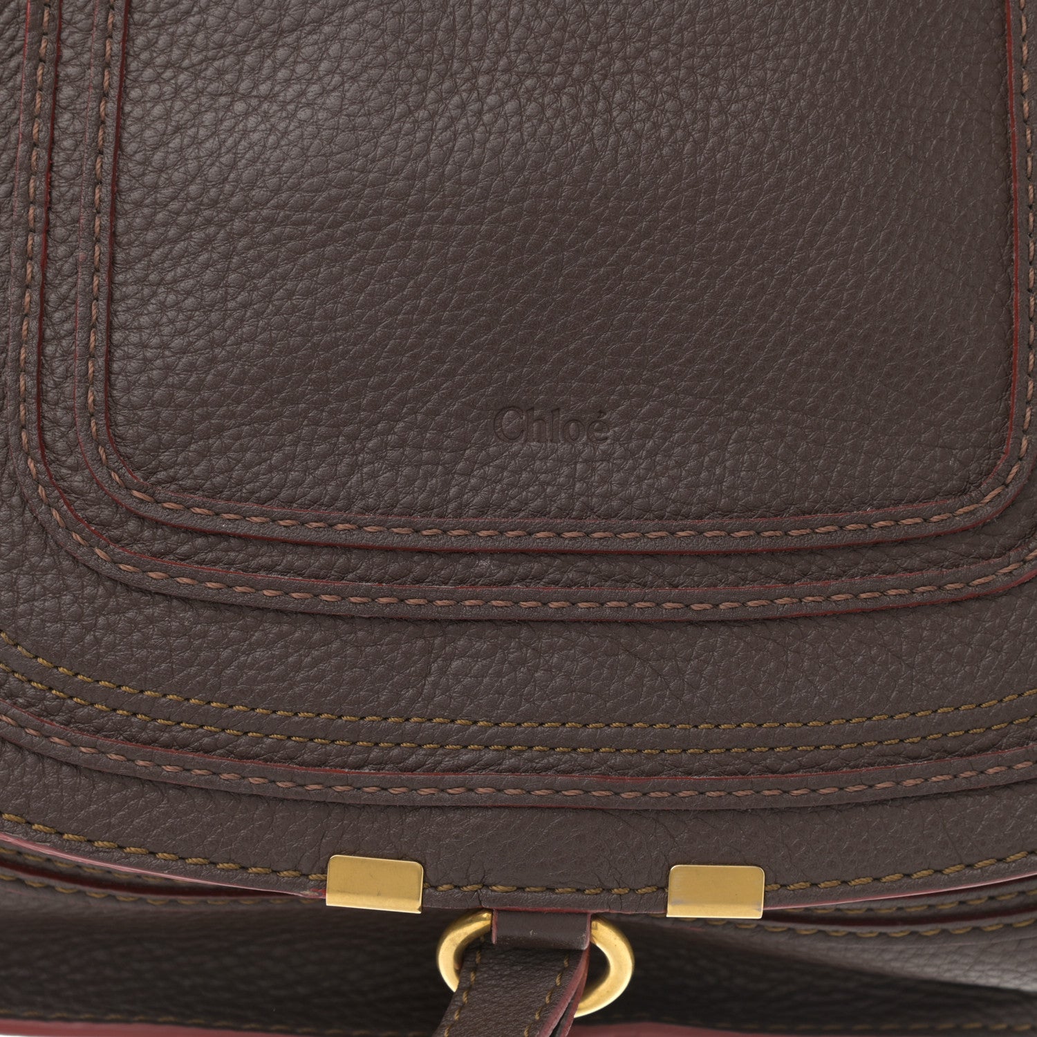 Chloe Calfskin Medium Marcie Satchel Truffle 7 of 10