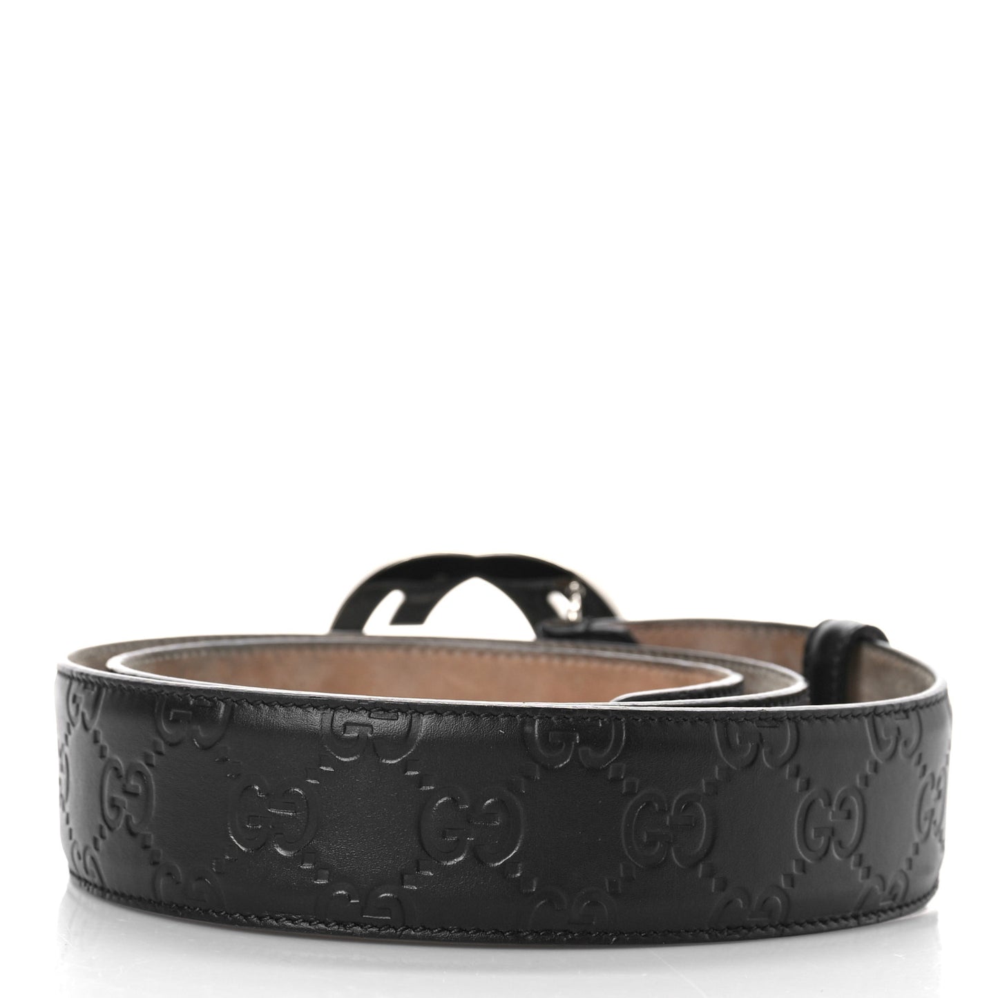 Guccissima Signature Interlocking G 40mm Belt 90 36 Black