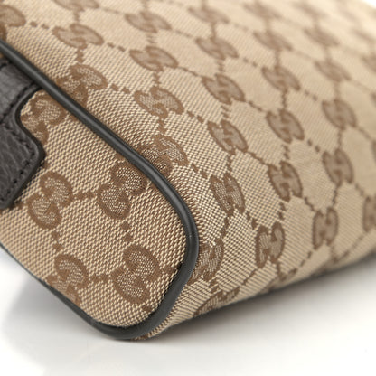 Gucci Monogram Belt Bag Dark Brown 9 of 10
