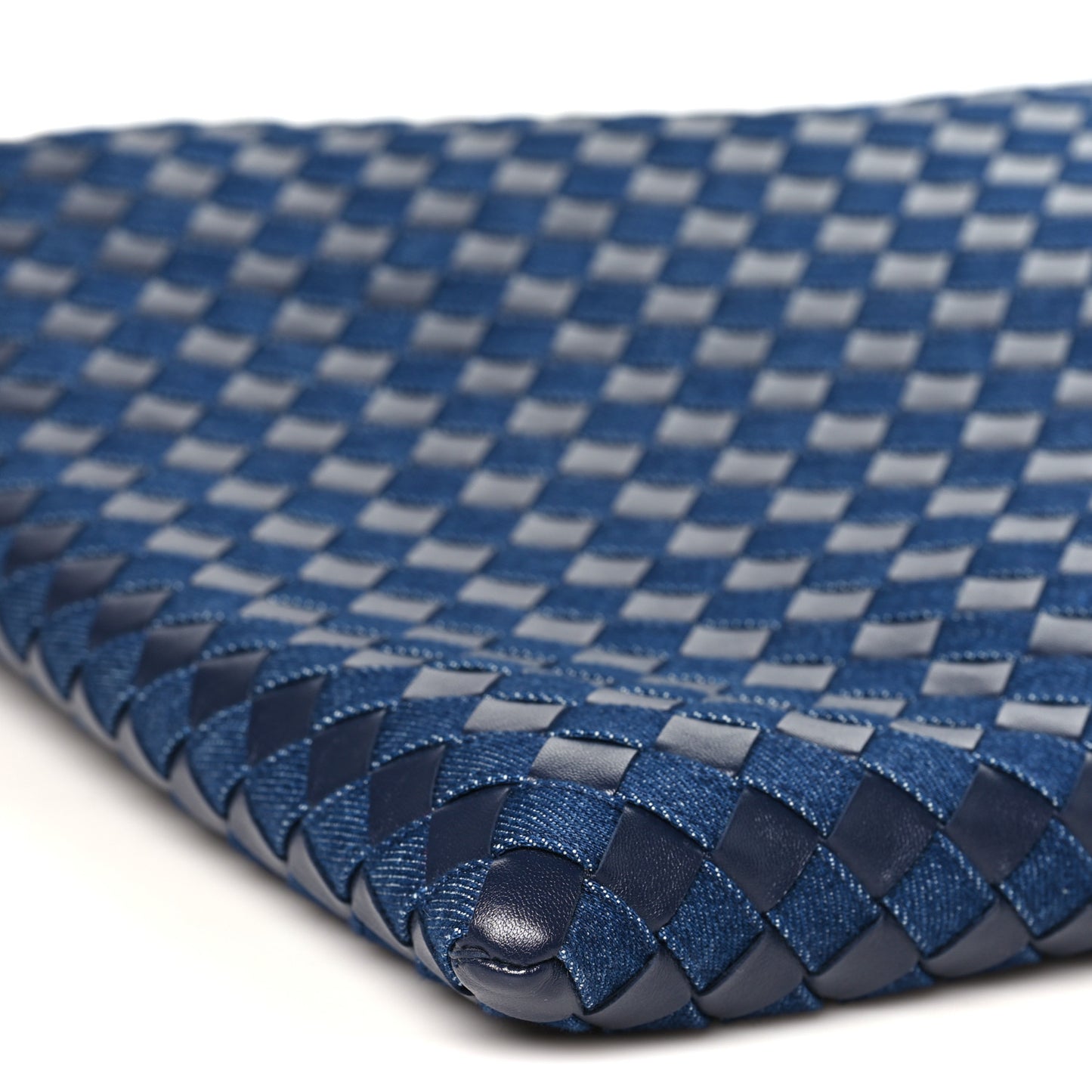Denim Nappa Intrecciato Large Hop Abyss Indigo