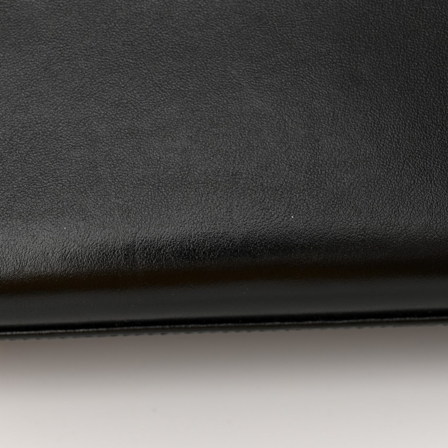 Calfksin Woven Mini Classic Monogram Cassandra Top Handle Black