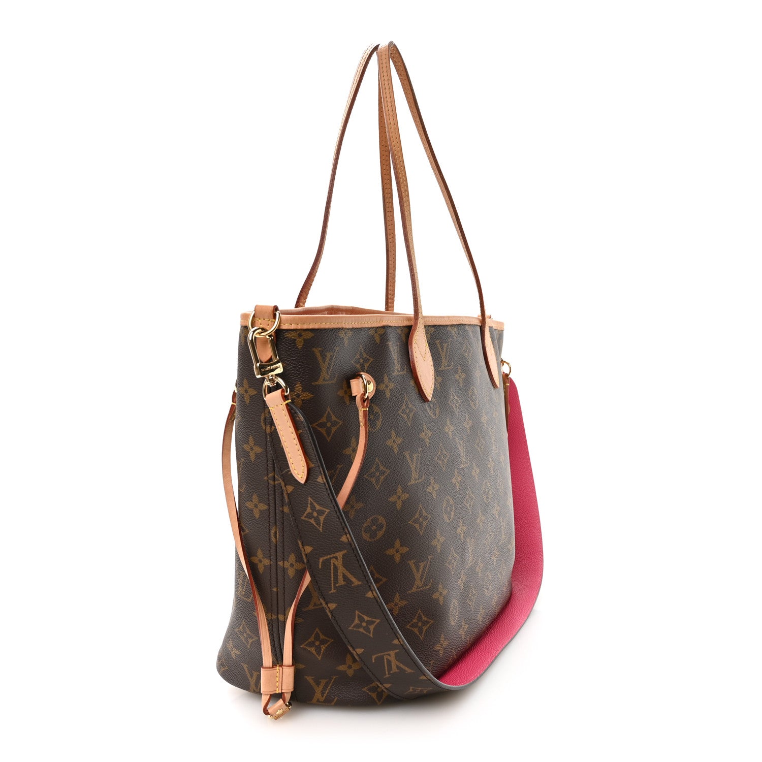 Louis Vuitton Monogram Inside Out Neverfull Bandouliere MM Rose Pondichery Rose Pondichery 3 of 10