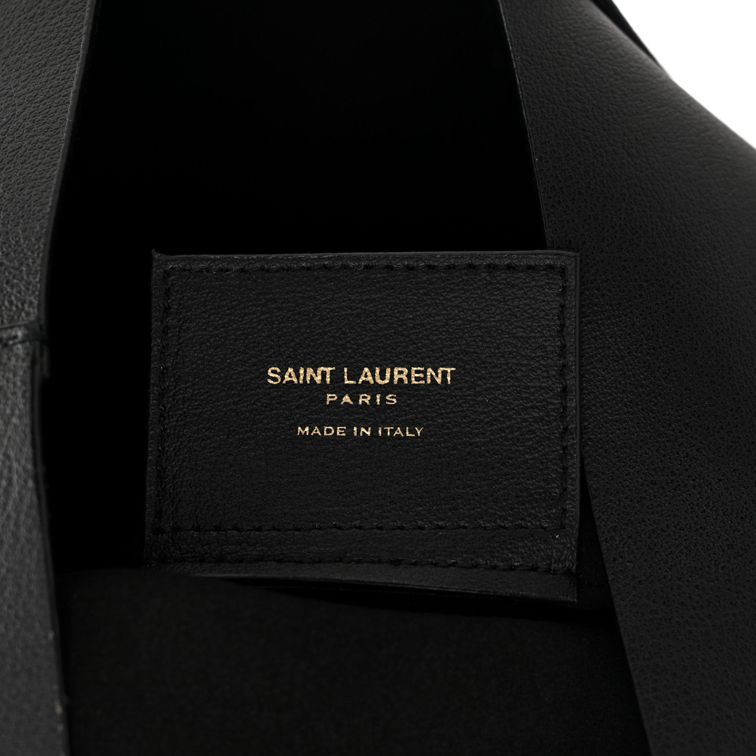 Saint Laurent Calfskin North-South Shopping Tote Black 7 of 14