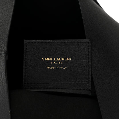 Saint Laurent Calfskin North-South Shopping Tote Black 7 of 14