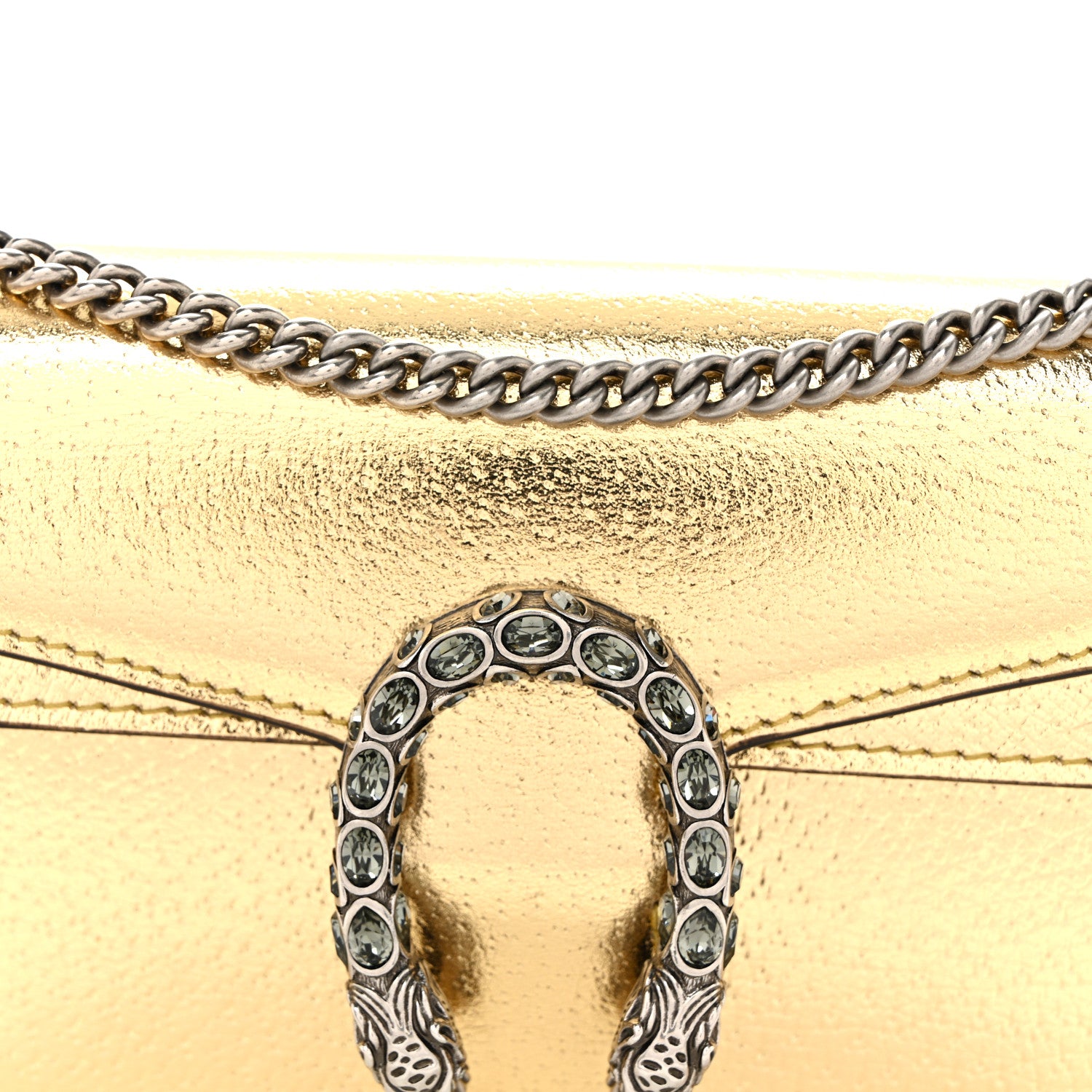 パーティーバッグ ゴールド GUCCI NEW SHOULDER GG LEATHER GOLD SEQUIN METALLIC MARMONT GUCCI バッグ