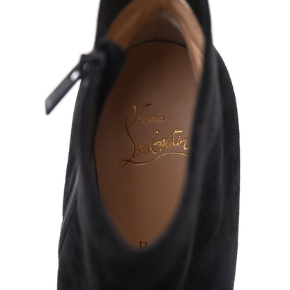 Christian Louboutin Veau Velours Eloise Booty 85 Ankle Boots 41 Black 6 of 23