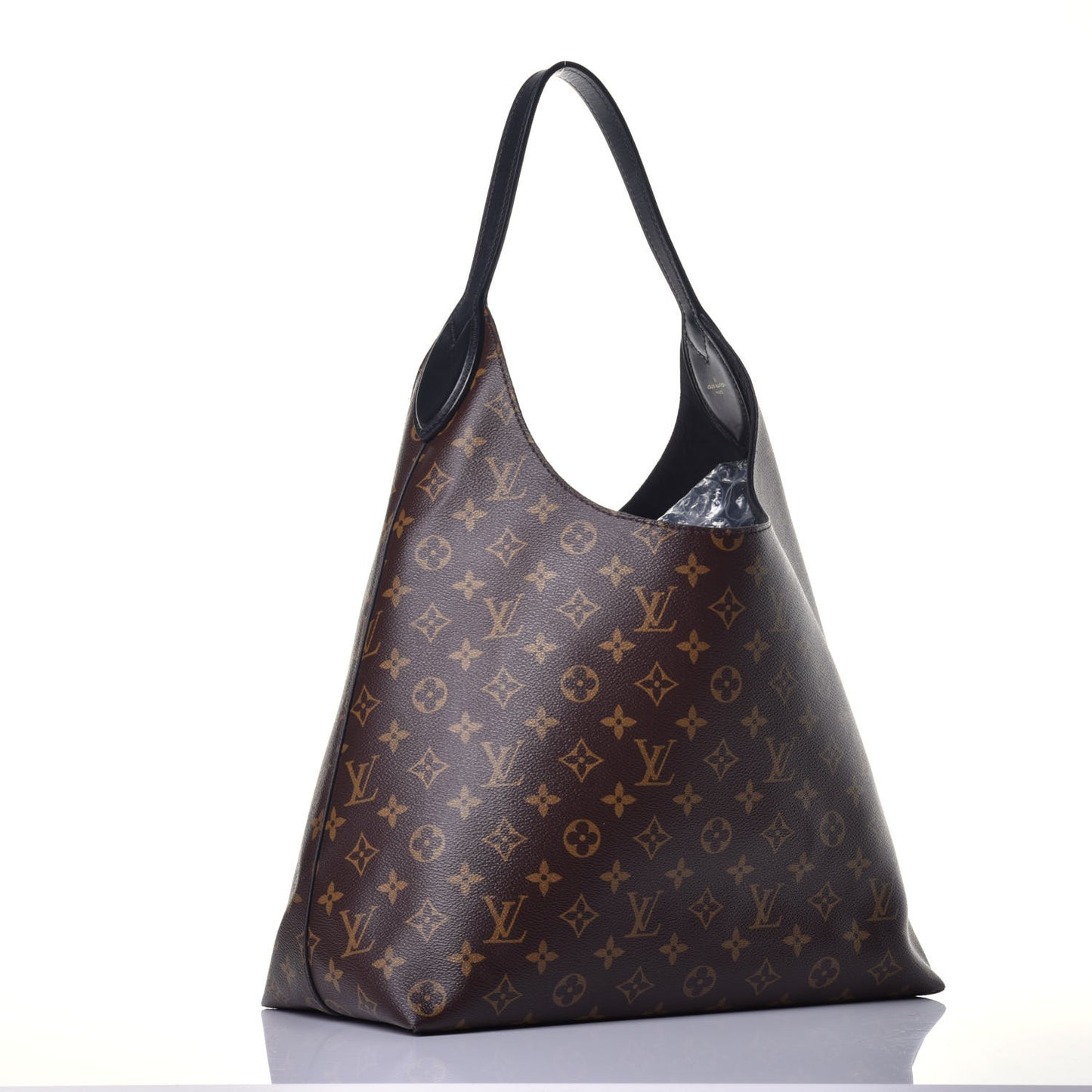 Monogram Flower Hobo Black
