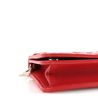 Prada Nappa Gaufre Wallet On Chain Fuoco 8 of 9