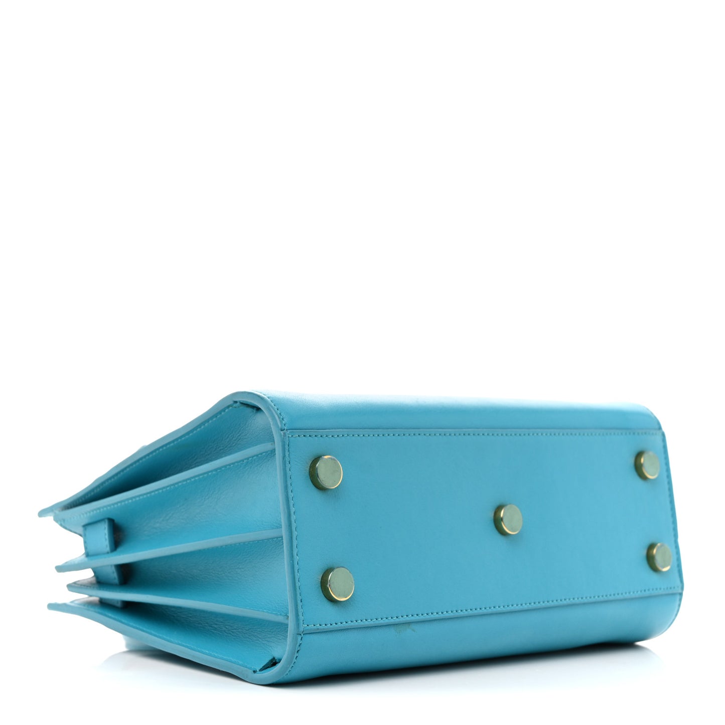Calfskin Nano Sac De Jour Turquoise