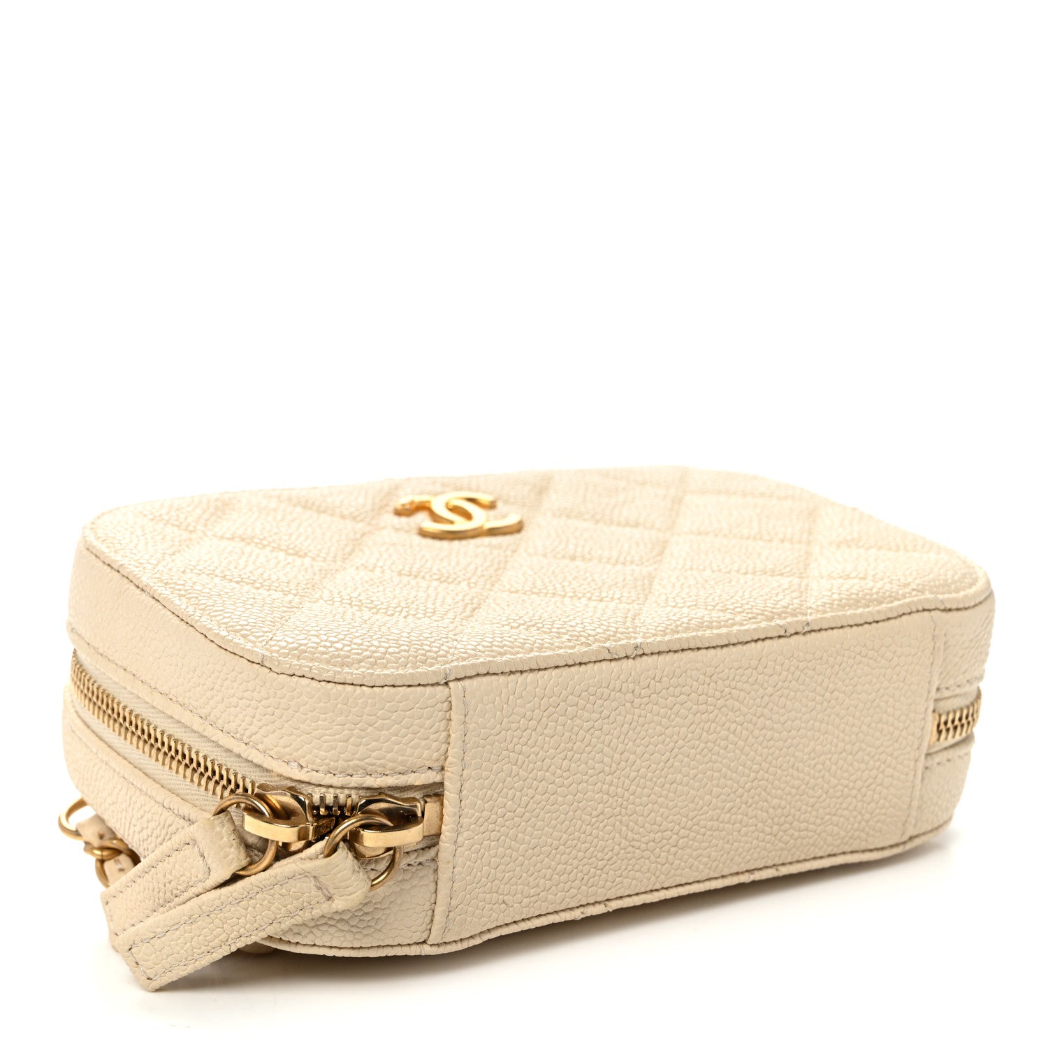 Chanel Caviar Quilted Flap Waist Bag White 4 of 10