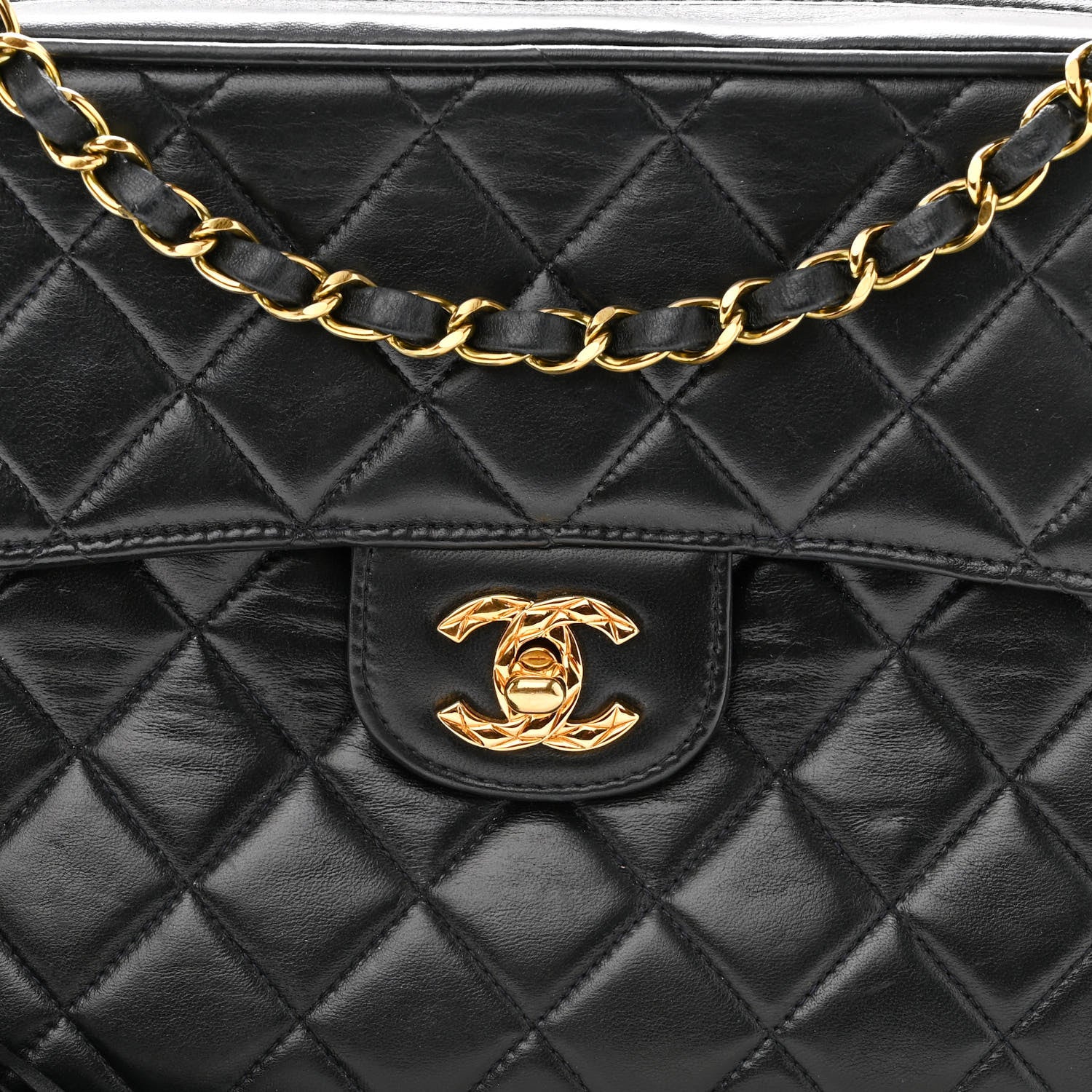 Chanel Lambskin Quilted Tassel Camera Case Black 8 of 10