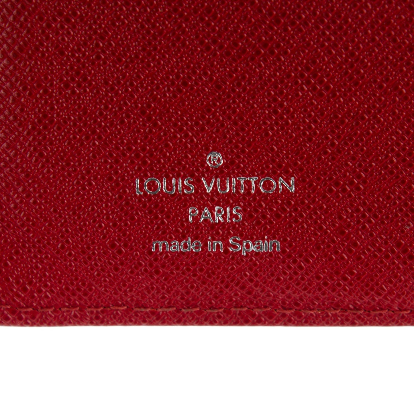 Epi Small Ring Agenda Cover Rouge