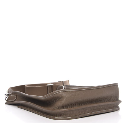 Hermes Taurillon Clemence Evelyne III PM Etoupe 4 of 11