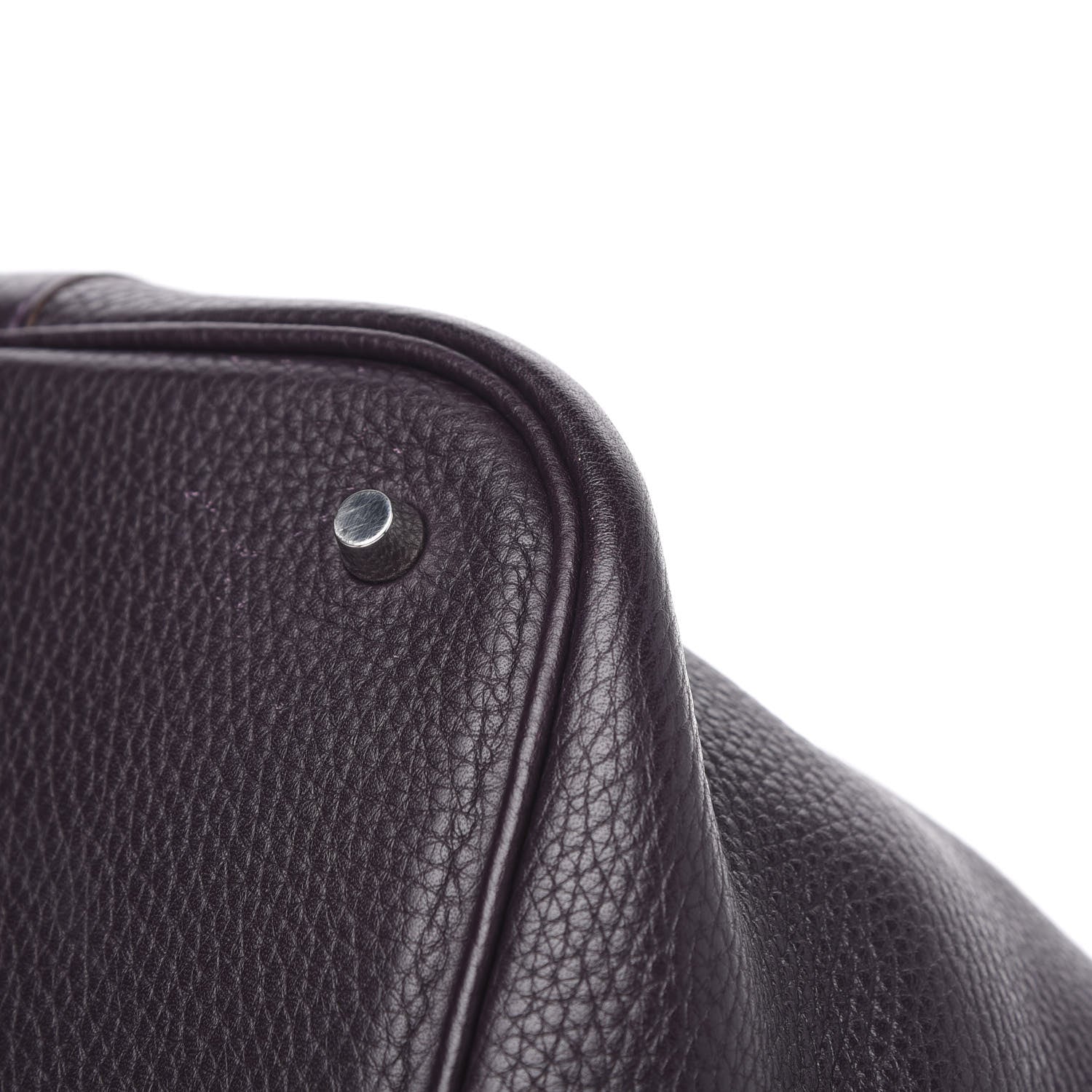 Hermes Taurillon Clemence Picotin Lock 26 GM Raisin 9 of 11