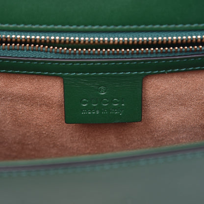 Gucci Calfskin Small Sylvie Shoulder Bag Green 6 of 9