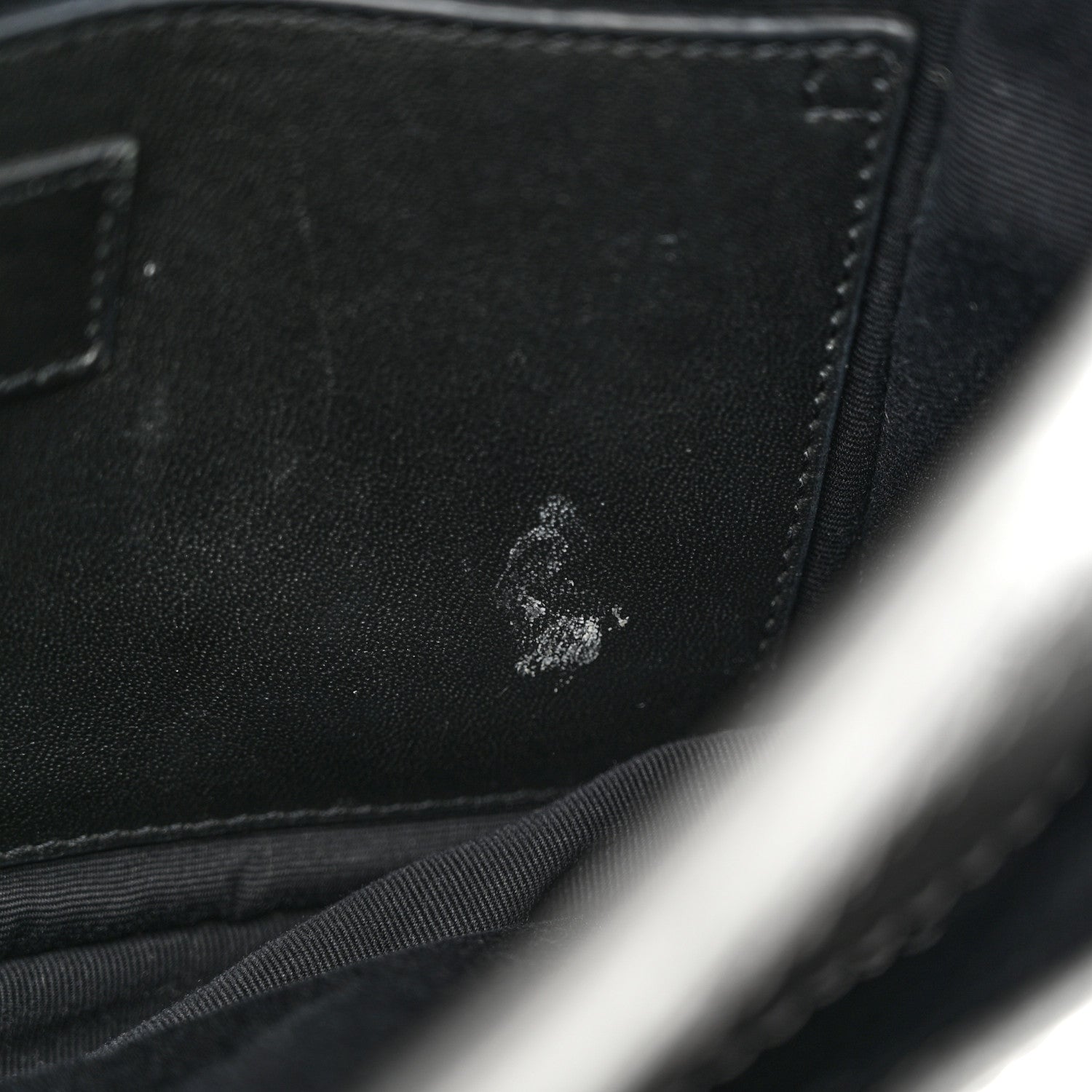 Saint Laurent Crinkled Calfskin Matelasse Monogram Baby Niki Chain Satchel Storm 11 of 15