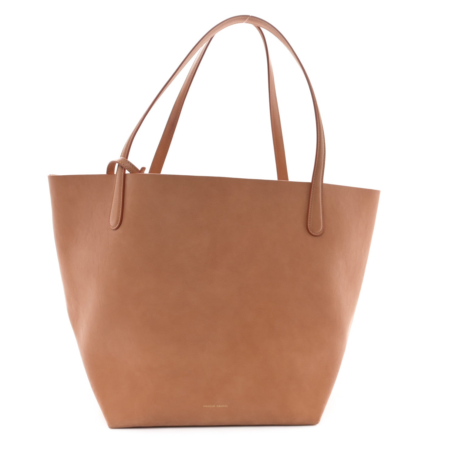 Mansur Gavriel Vegetable Tanned Calfskin Everyday Soft Tote Cammello 1 of 11