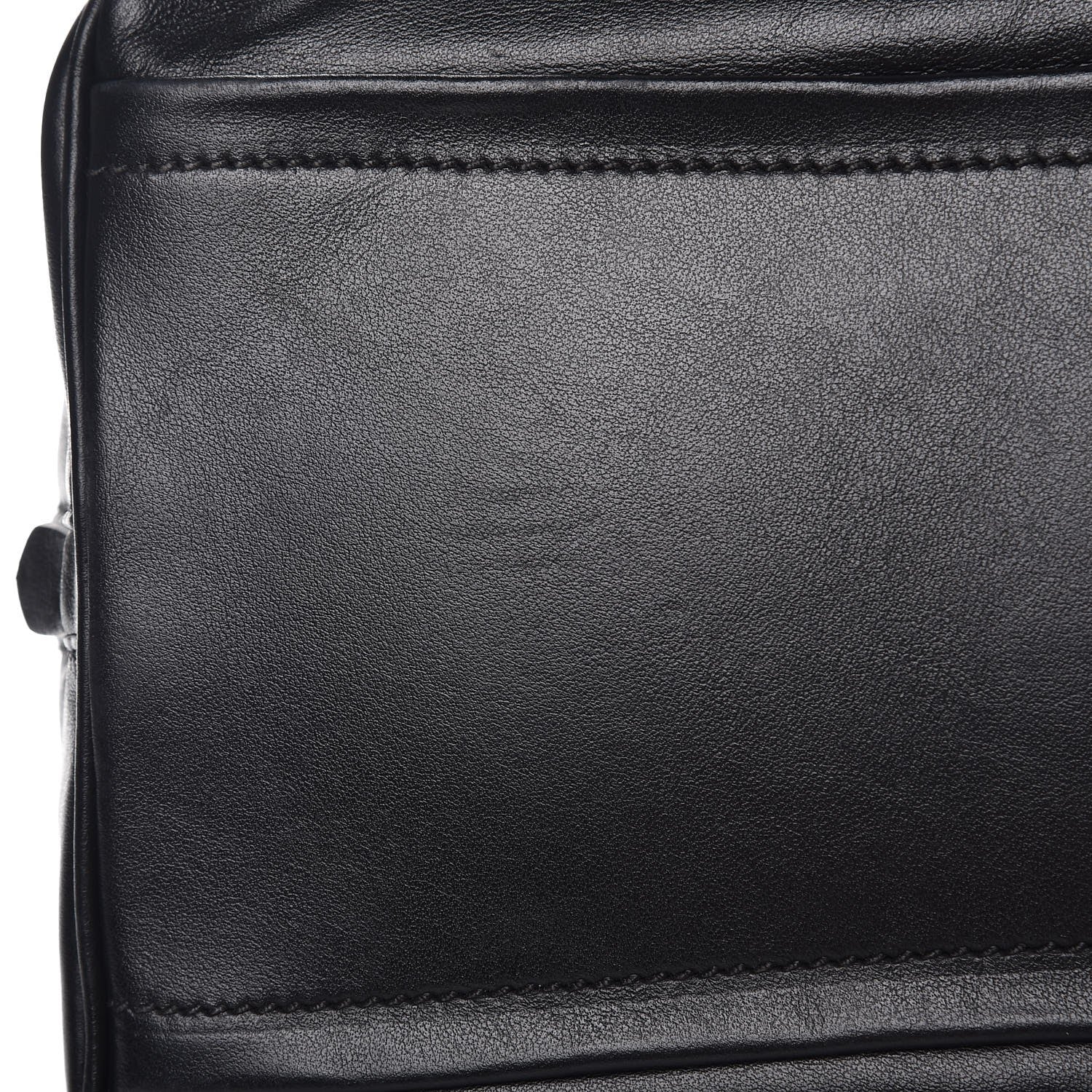 Prada Soft Calf Large Inside Tote Black Mughetto 12 of 13