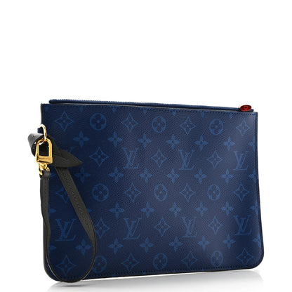 Louis Vuitton Monogram Cabas Light Pochette Pacific Blue 3 of 8