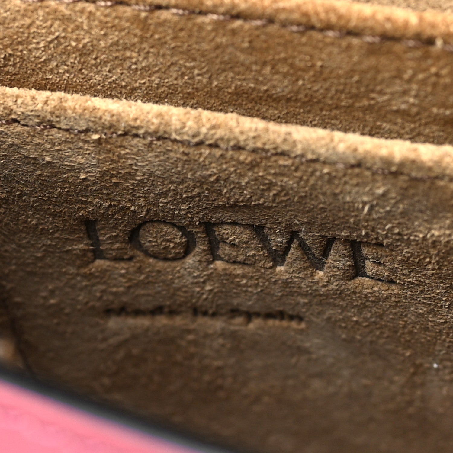 Loewe Calfskin Jacquard Mini Gate Dual Bag Plumrose 6 of 12