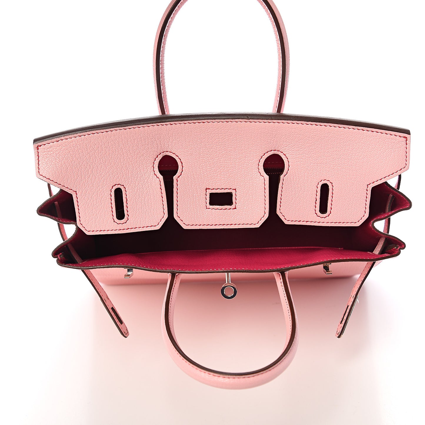 Chevre Mysore Horseshoe Birkin 25 Rose Sakura Rose Tyrien