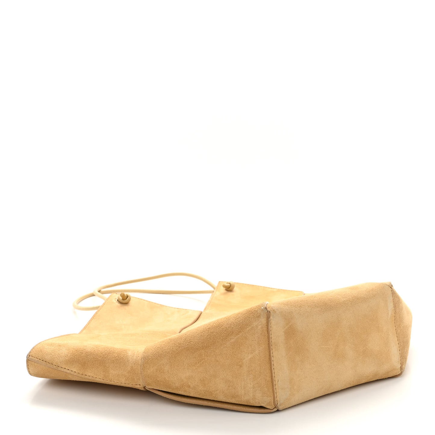Suede Maxi Intrecciato Tote Cane Sugar Tapioca