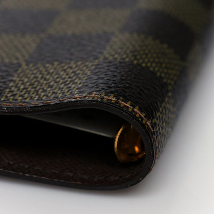 Louis Vuitton Damier Ebene Small Ring Agenda Cover 9 of 11