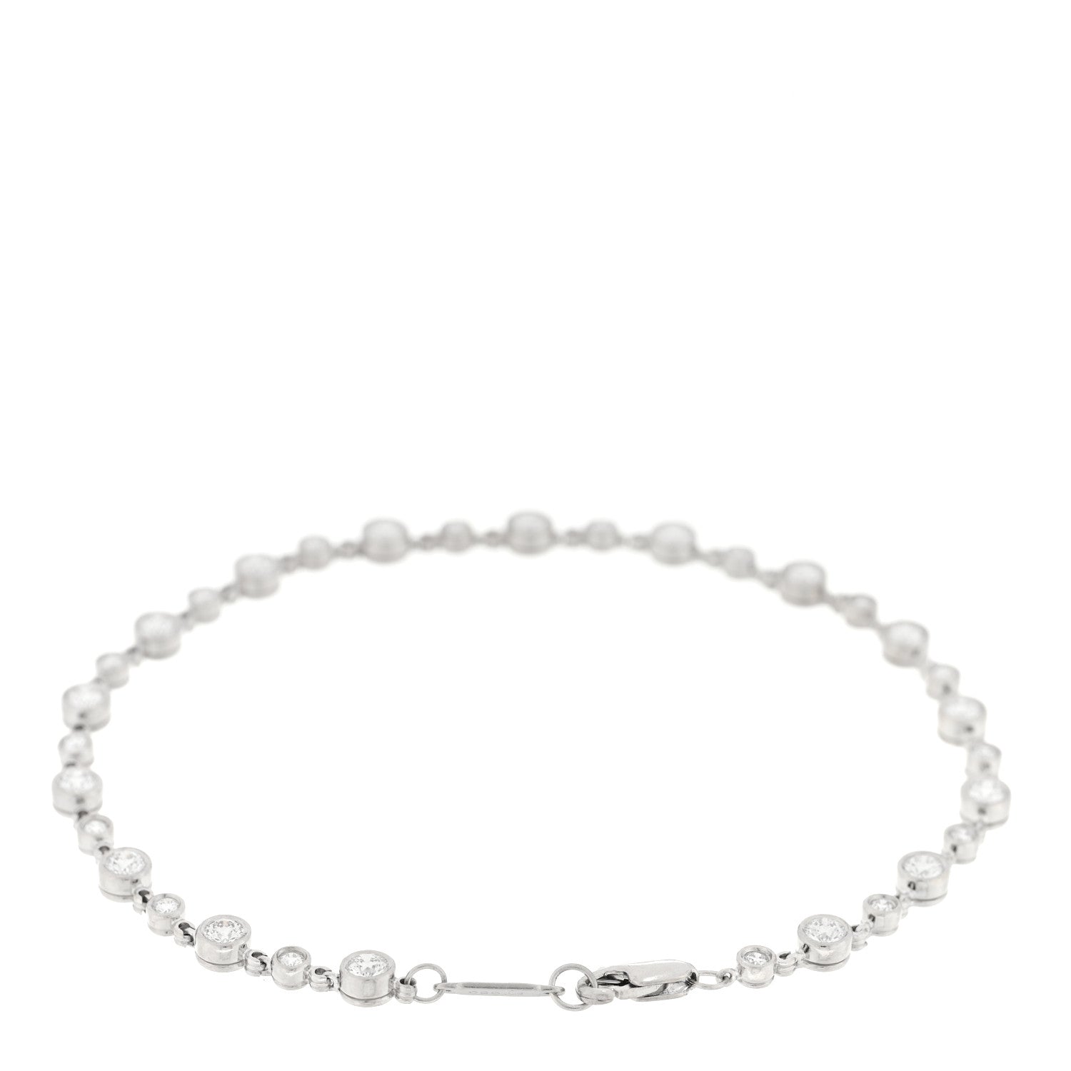 Tiffany Platinum Diamond 1.35ctw Swing Bracelet 2 of 3