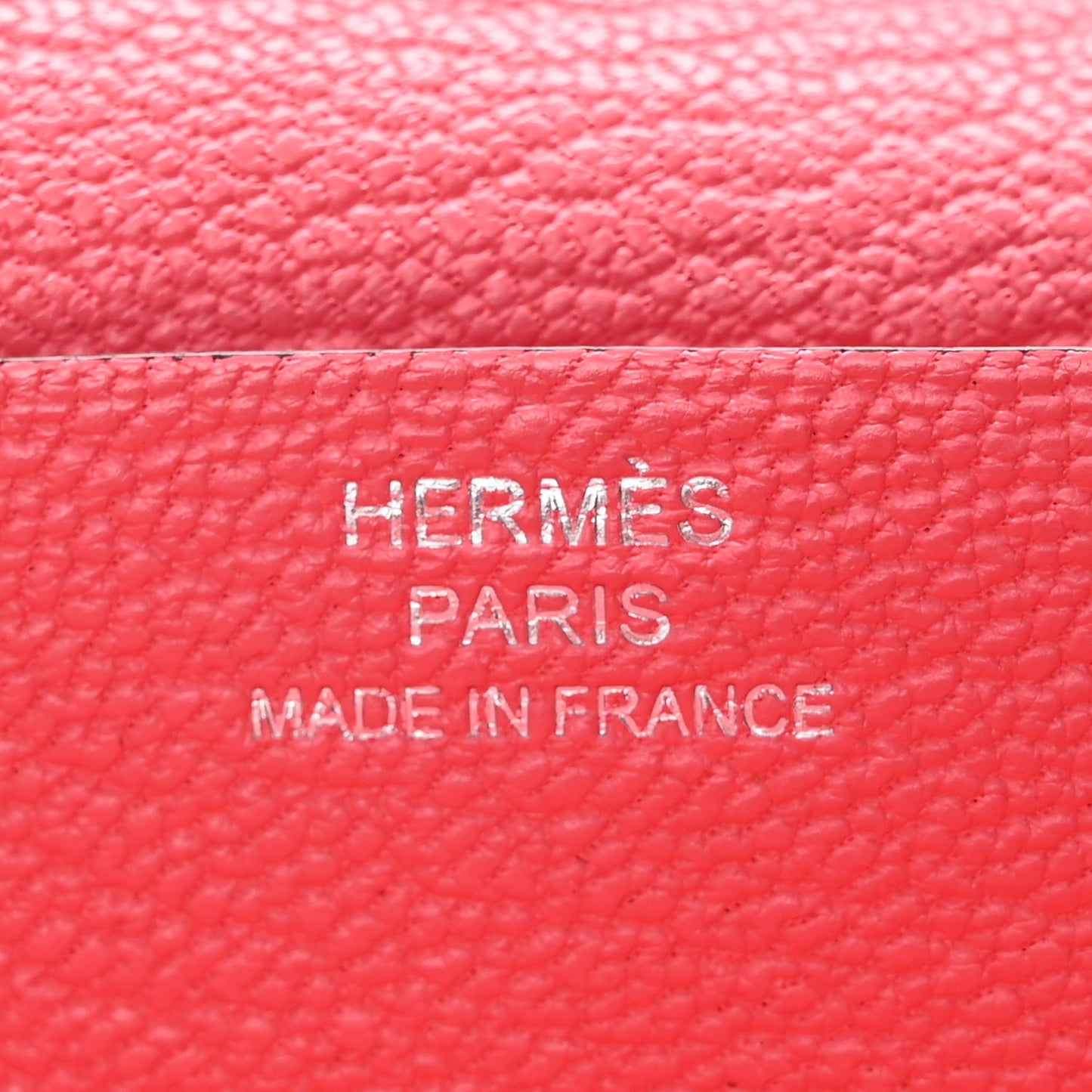 Chevre Mysore Bearn Gusset Wallet Rose Lipstick