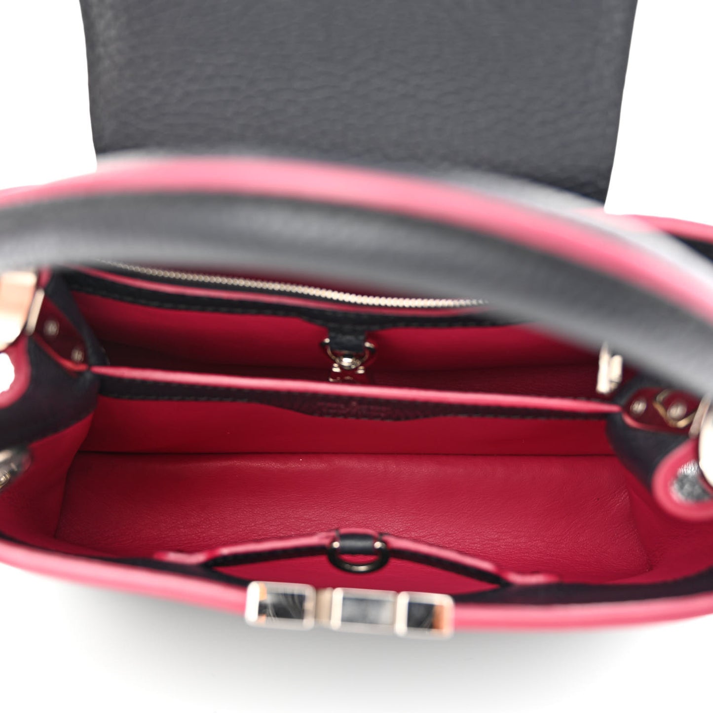 Taurillon Capucines BB Cobalt Fuchsia