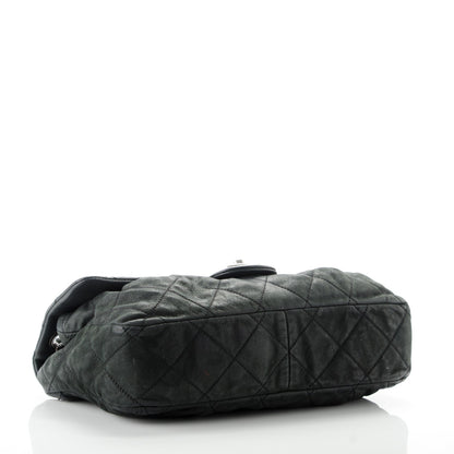 Chanel Iridescent Calfskin Large Chic Quilt Flap Black 4 of 8