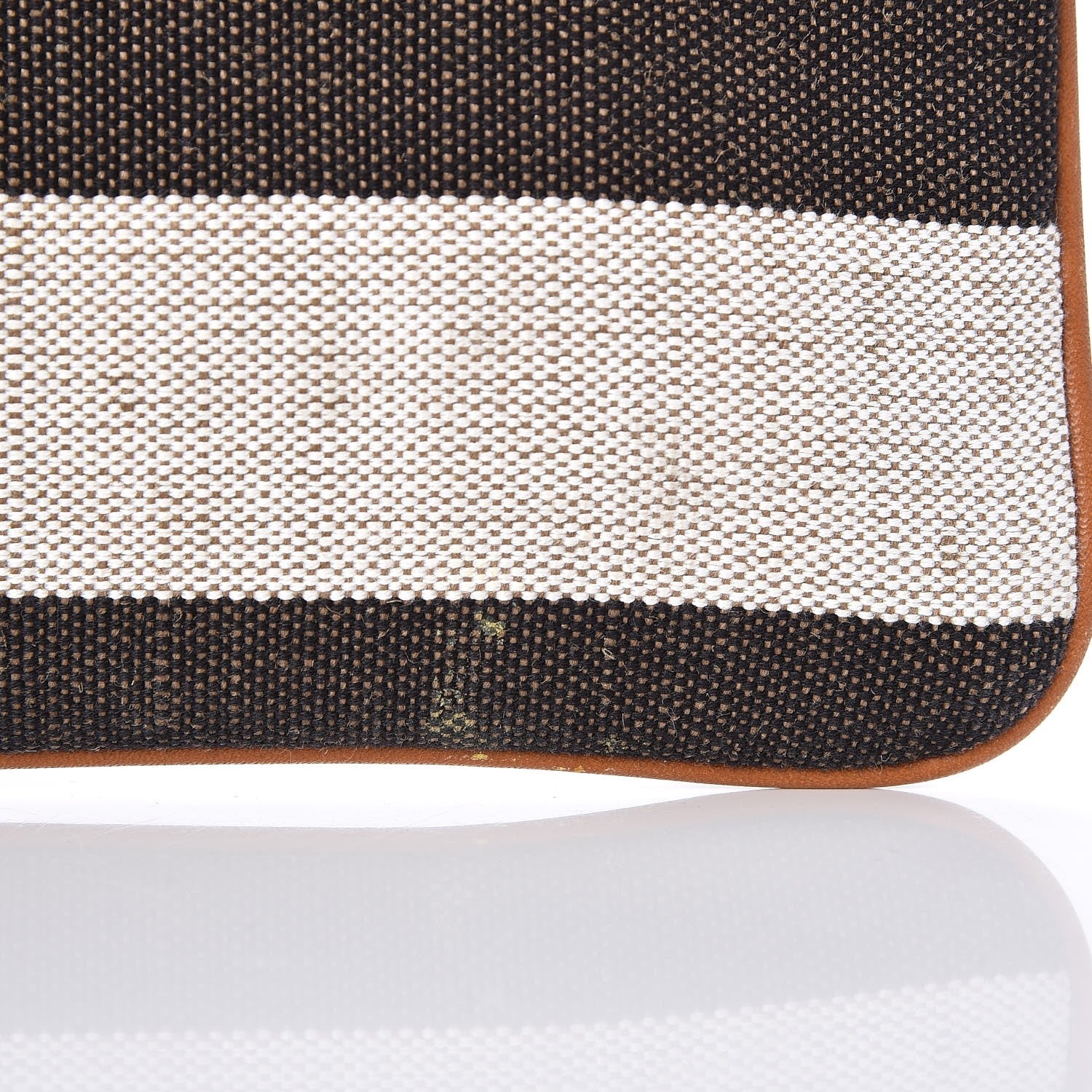 Burberry Mega Check Peyton Crossbody Clutch Bag Saddle Brown 10 of 10