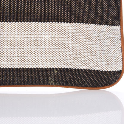 Burberry Mega Check Peyton Crossbody Clutch Bag Saddle Brown 10 of 10