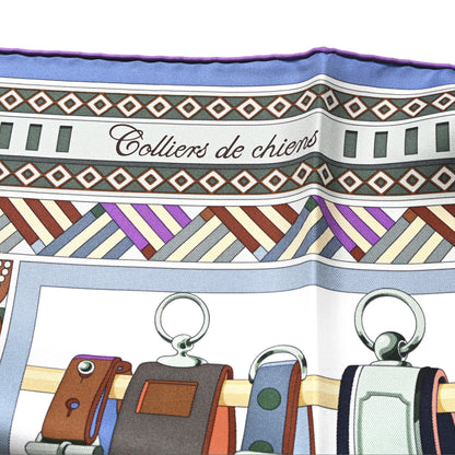 Hermes Silk Colliers de Chiens Scarf 90 5 of 5