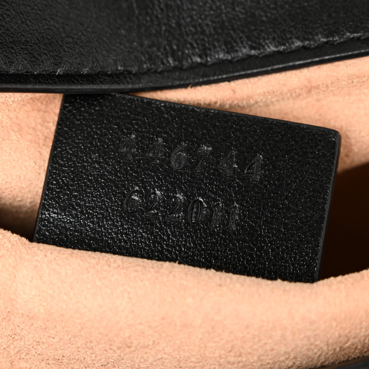 Calfskin Matelasse Mini GG Marmont Shoulder Bag Black